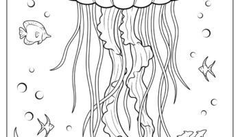 22 Jellyfish Coloring Pages Free PDF Printables 