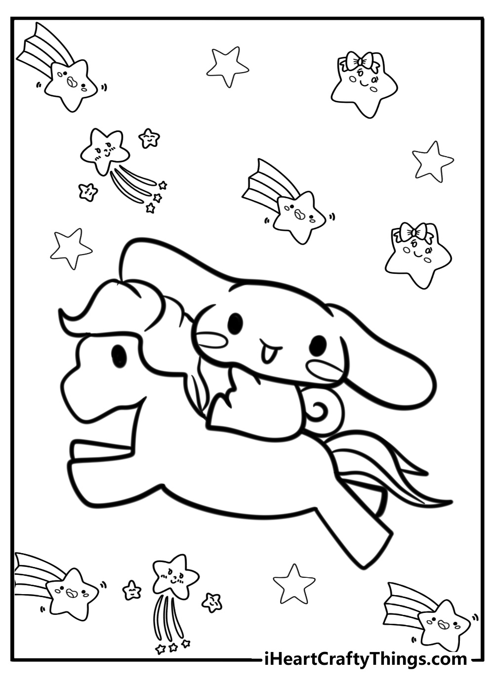 cinnamoroll coloring pages