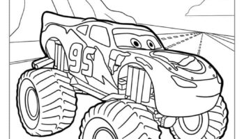 32 Monster Truck Coloring Pages Free PDF Printables 