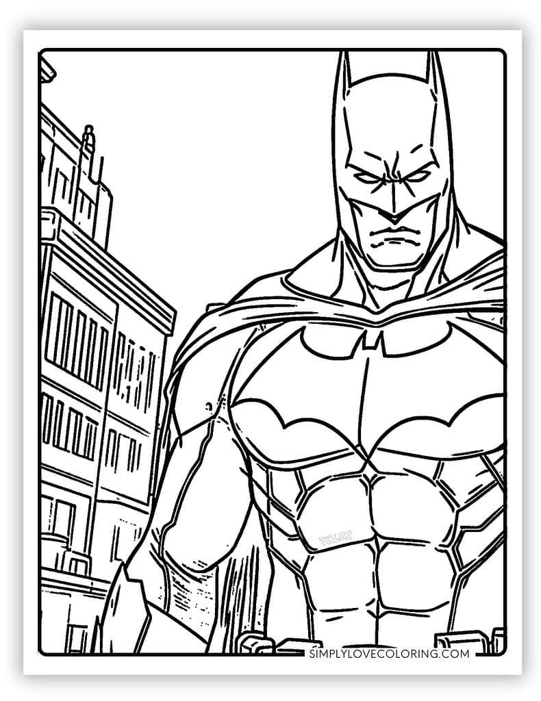 batman coloring pages