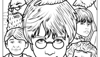 44 Harry Potter Coloring Pages Free PDF Printables 
