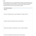 Cognitive Distortions PDF