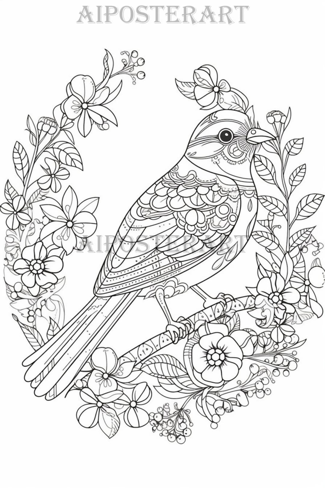 bird coloring pages