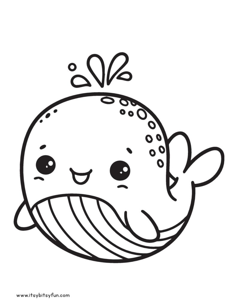whale coloring pages