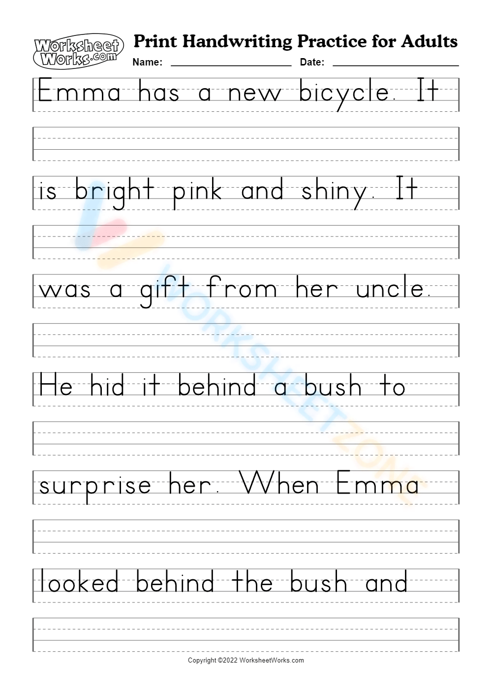Tracing Worksheets