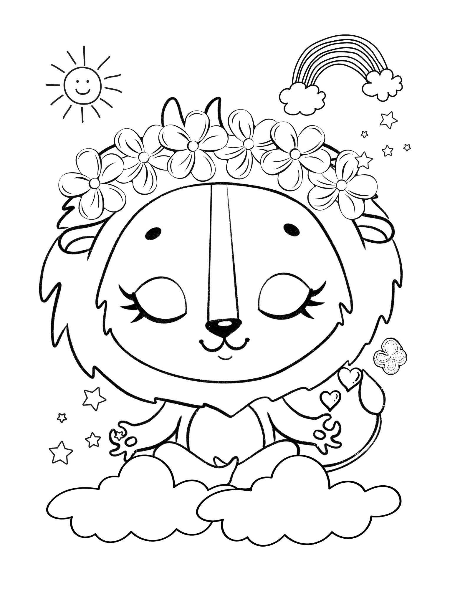 Yoga Animals Coloring Pages Meditation Animals Coloring Chakras Kids Yoga Animals Coloring Pages Jungle Animals Tropical Animals Etsy
