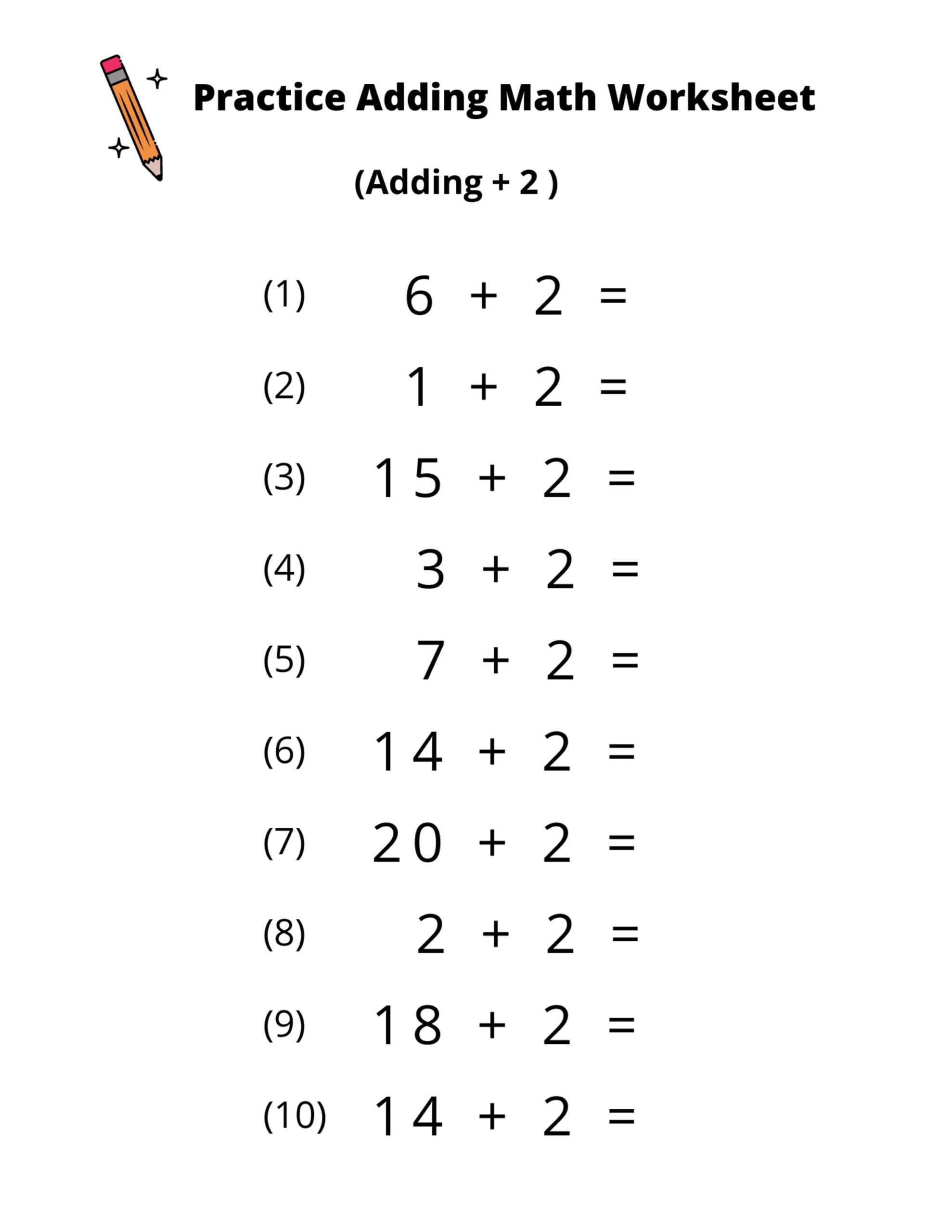 math worksheets addition