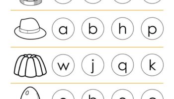 10 Printable Beginning Letters Worksheets For Kindergarten Preschool Homeschool Educational Printables Etsy