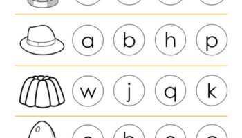 10 Printable Beginning Letters Worksheets For Kindergarten Preschool Homeschool Educational Printables Etsy