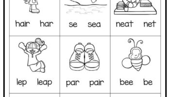 10 Printable Long Vowel Words Worksheets 1st 2nd Grade ELA Worksheets Etsy