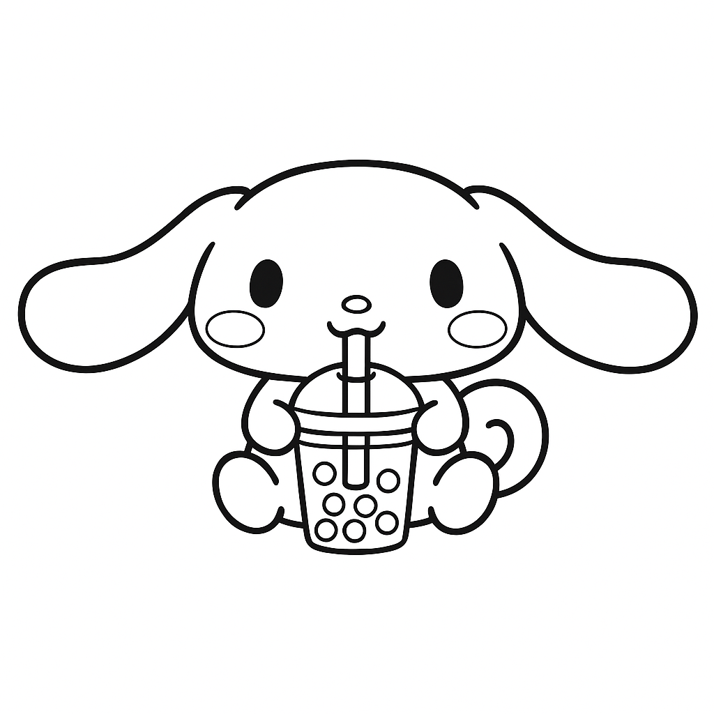 12 Cinnamoroll Coloring Pages TheToyZone