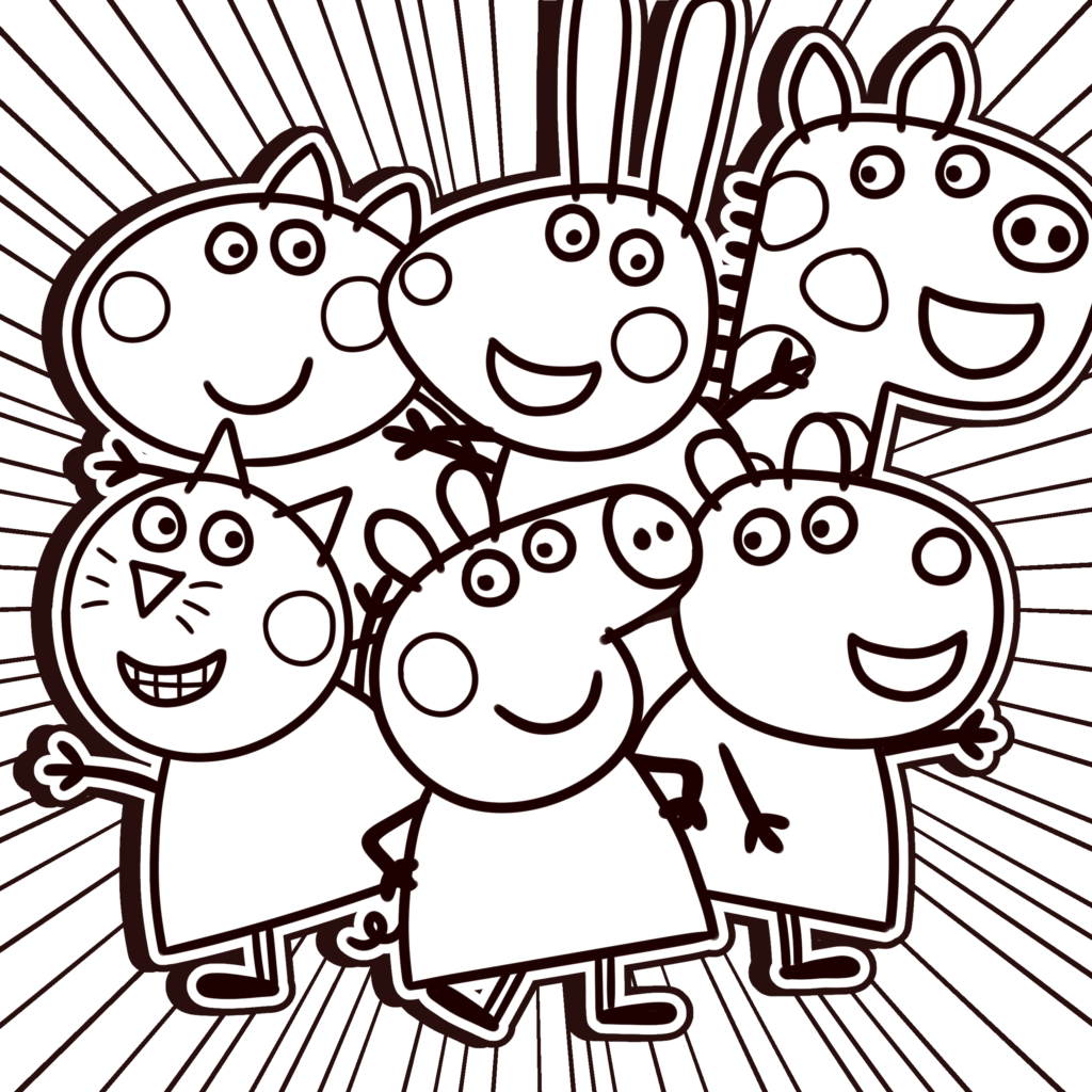 12 Peppa Pig Coloring Pages TheToyZone