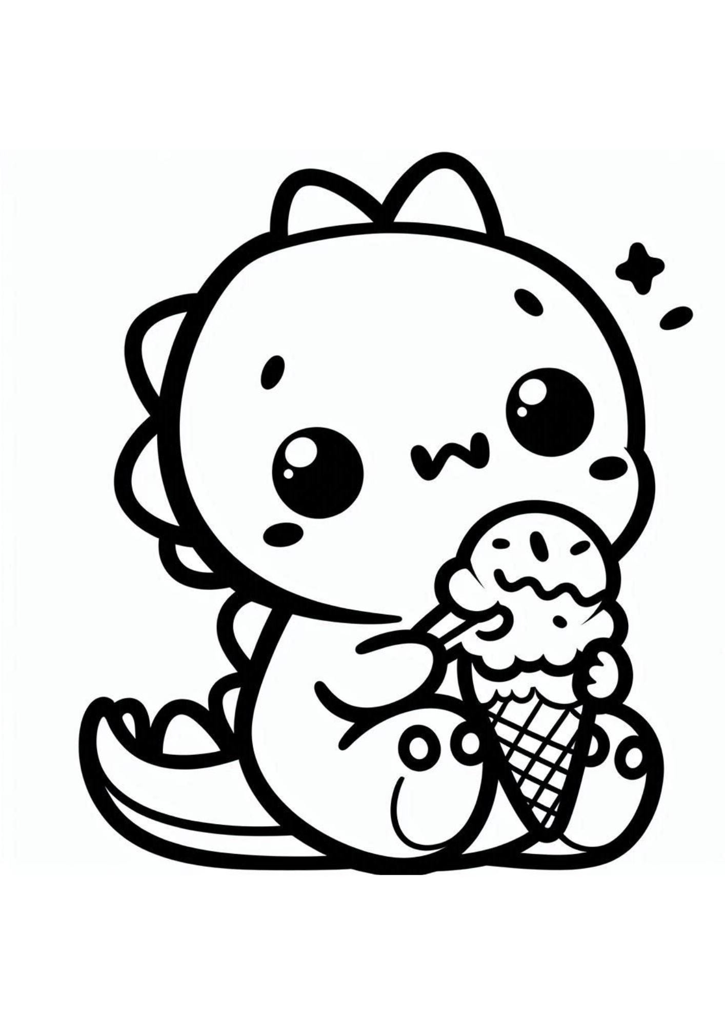 cute dinosaur coloring pages
