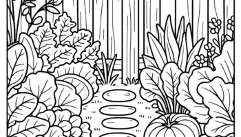 13 Free Garden Coloring Pages PDF Printables