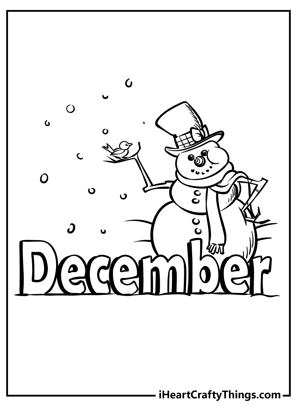 15 December Coloring Pages Printable Free PDFs For Kids 