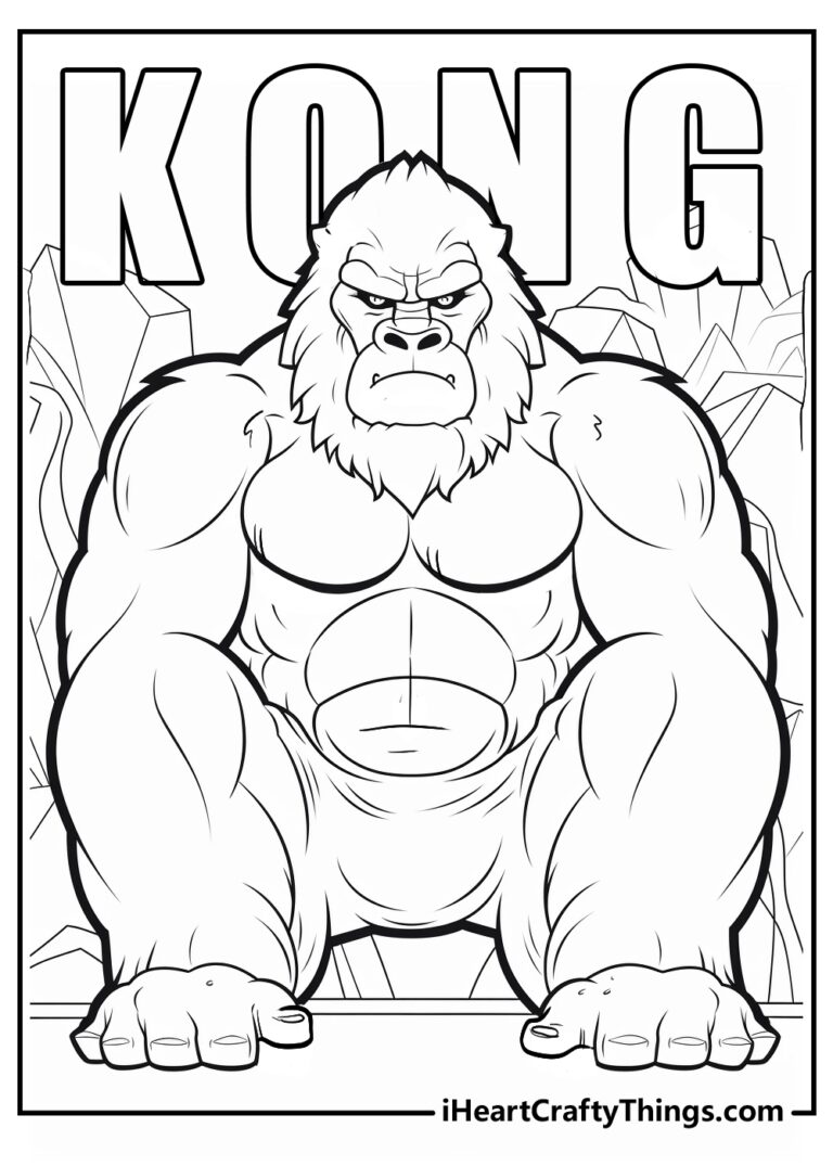 15 King Kong Coloring Pages 100 Free PDF Printable 
