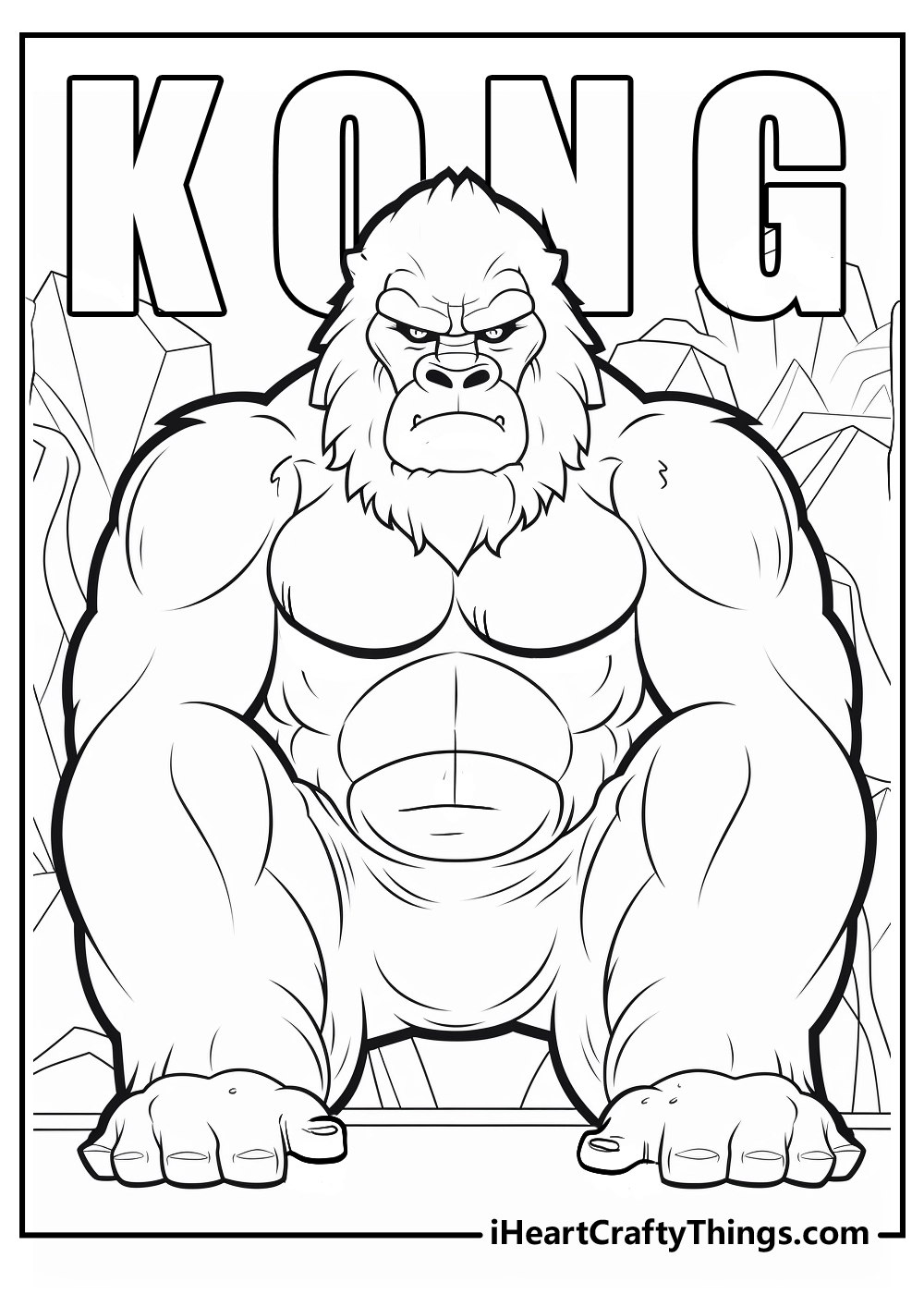15 King Kong Coloring Pages 100 Free PDF Printable  15 King Kong Coloring Pages 100 Free PDF Printable