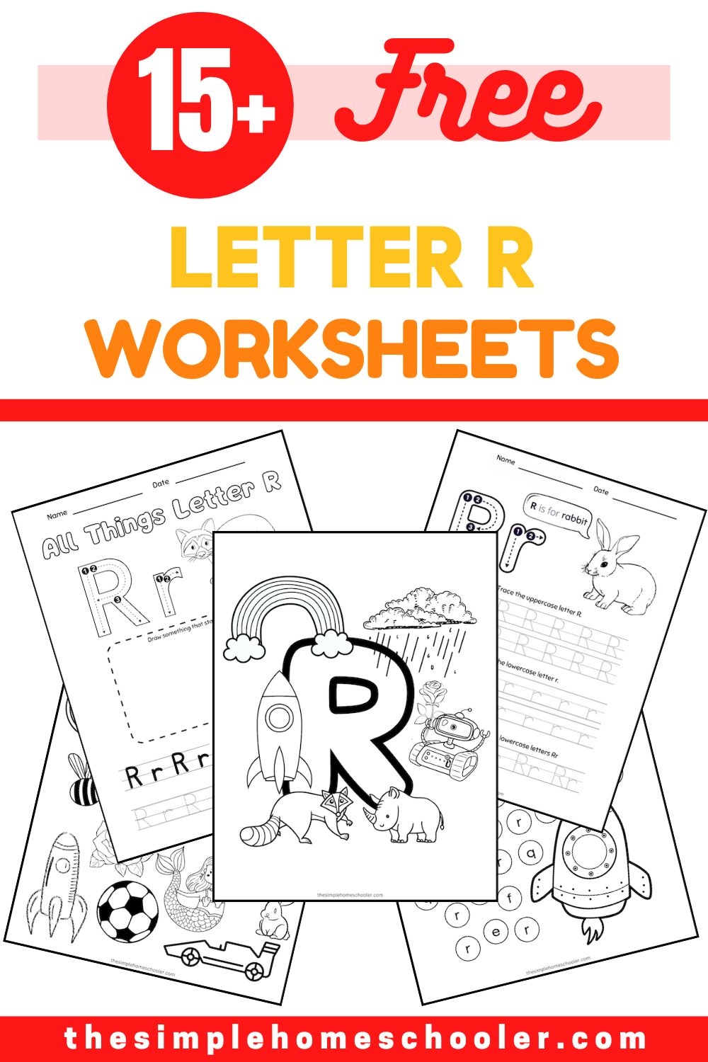 15 Letter R Worksheets Free Easy Print The Simple Homeschooler