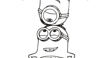 15 Minions Coloring Pages Etsy