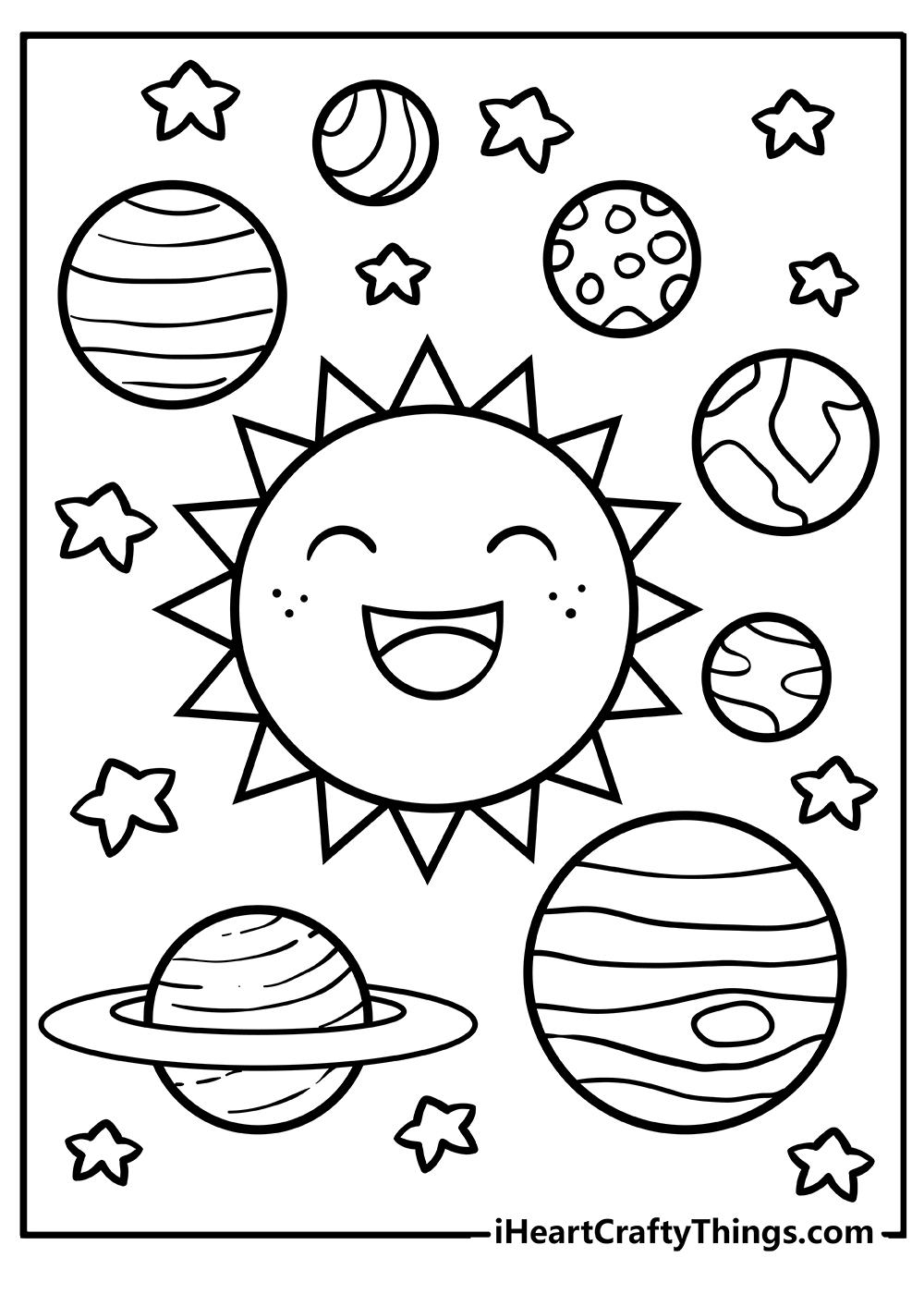 planet coloring pages
