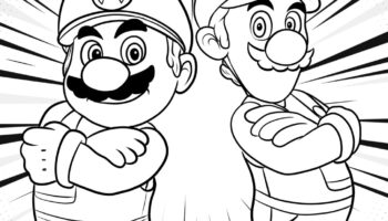 18 Awesome Super Mario Bros Coloring Pages TheToyZone