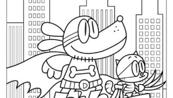 19 Dog Man Coloring Pages Free PDF Printables 