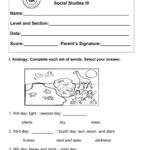 1st Quarter Quiz No 1 Social Studies Grade 3 Worksheet Live Worksheets Library