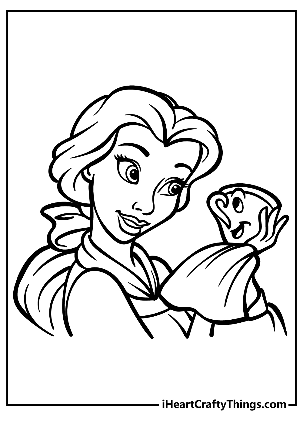 20 Belle Coloring Pages 100 Free Printables  20 Belle Coloring Pages 100 Free Printables