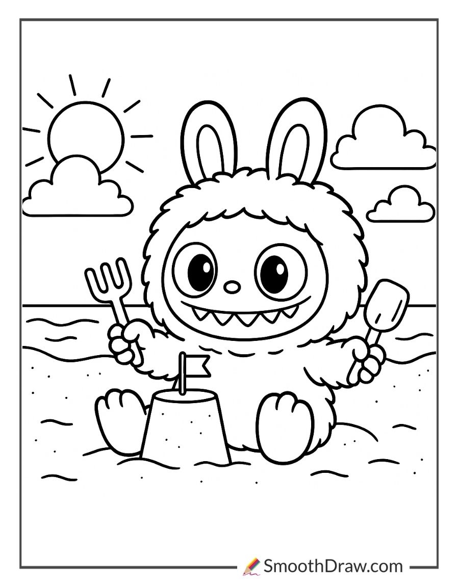 20 Labubu Coloring Pages Free PDF Printables Smooth Draw