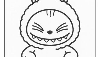 20 Labubu Coloring Pages Free PDF Printables Smooth Draw