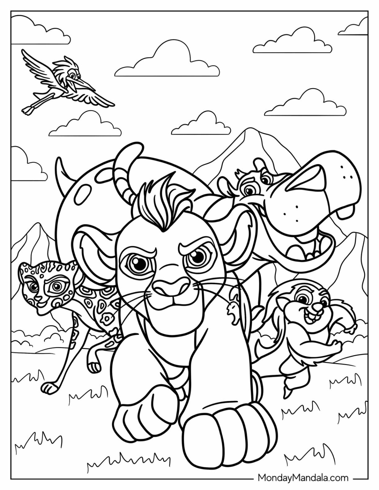 20 Lion Guard Coloring Pages Free PDF Printables 20 Lion Guard Coloring Pages Free PDF Printables
