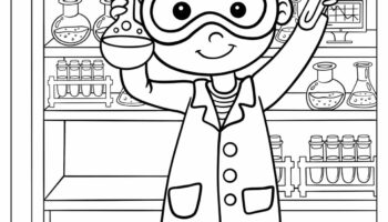 20 Science Coloring Pages Free PDF Printables 