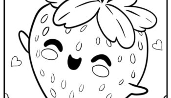 20 Strawberry Coloring Pages Free PDF Printables For Kids