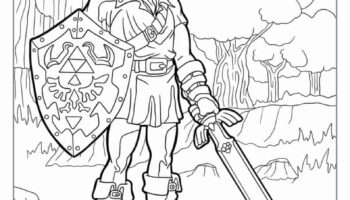 20 Zelda Coloring Pages Free PDF Printables 