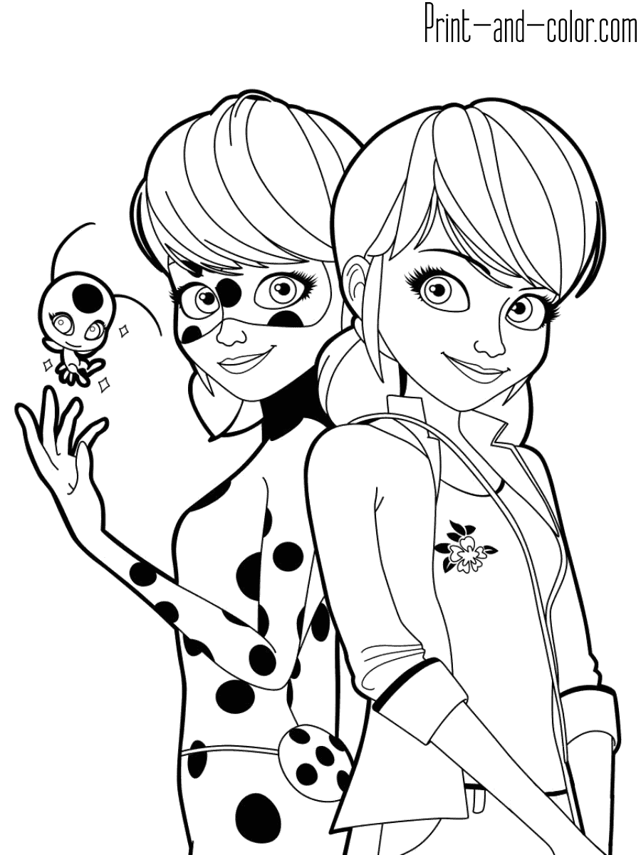 21 Miraculous Ladybug Coloring Pages Free Artsy Pretty Colors