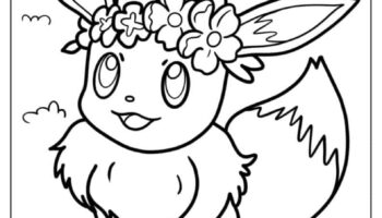 22 Eevee Coloring Pages Free PDF Printables 