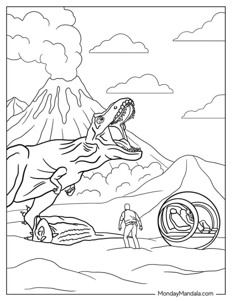 22 Jurassic Park Coloring Pages Free PDF Printables  22 Jurassic Park Coloring Pages Free PDF Printables