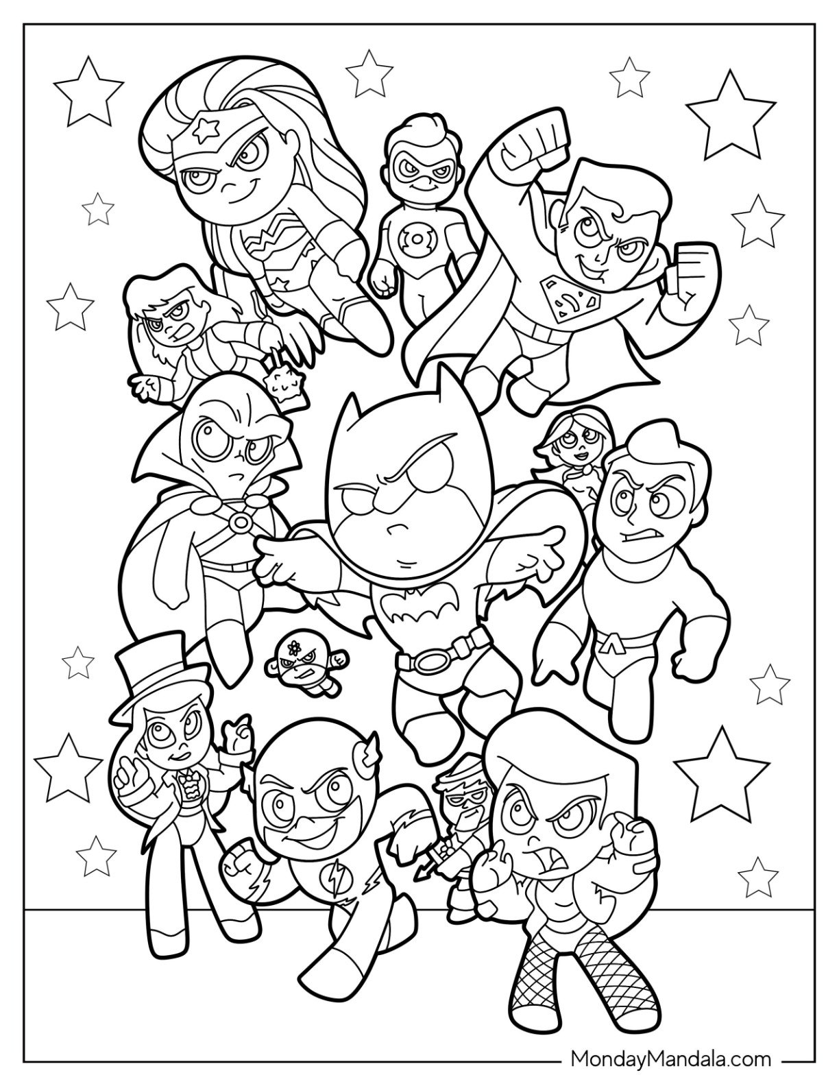 22 Justice League Coloring Pages Free PDF Printables  22 Justice League Coloring Pages Free PDF Printables
