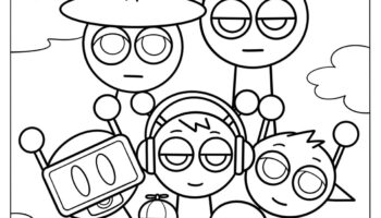 22 Sprunki Coloring Pages Free PDF Printables 