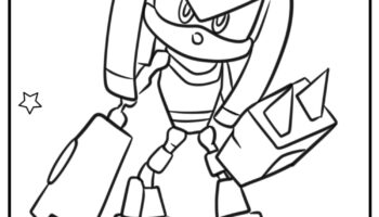 23 Knuckles Coloring Pages 100 Free To Print 