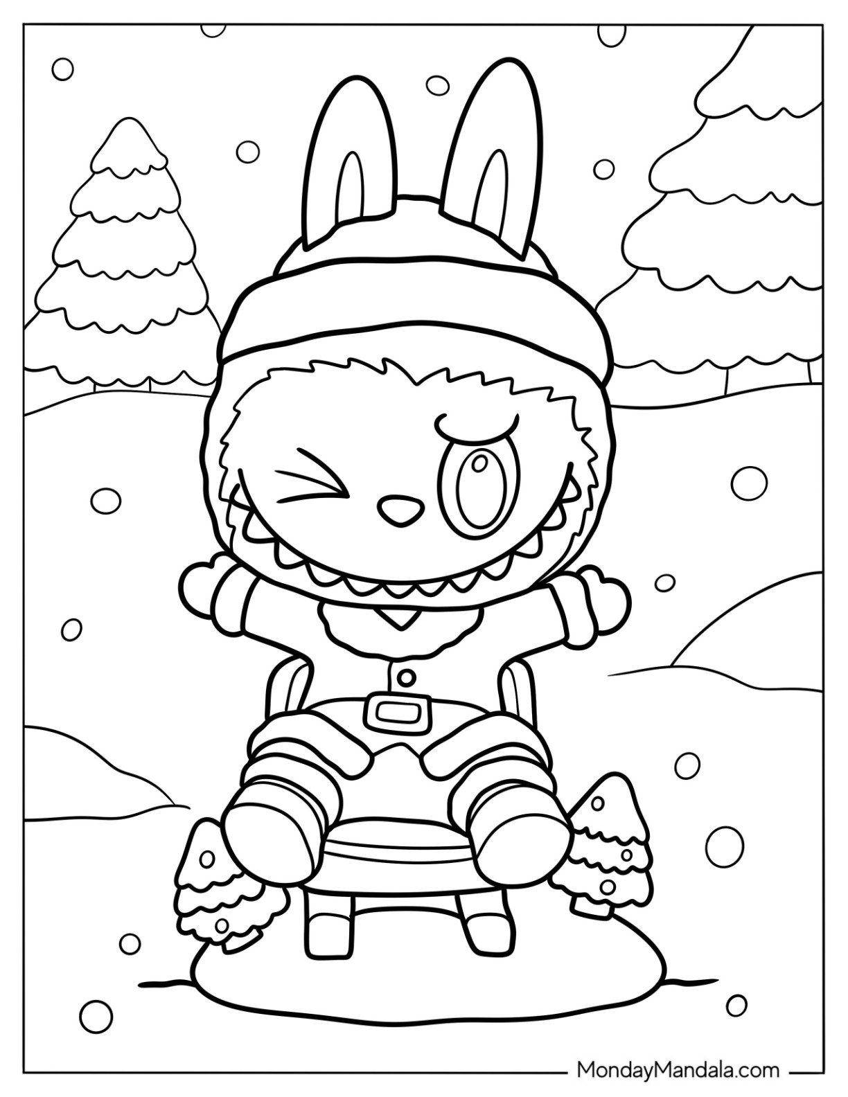 23 Labubu Coloring Pages Free PDF Printables 