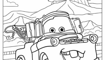24 Disney Cars Coloring Pages Free PDF Printables 