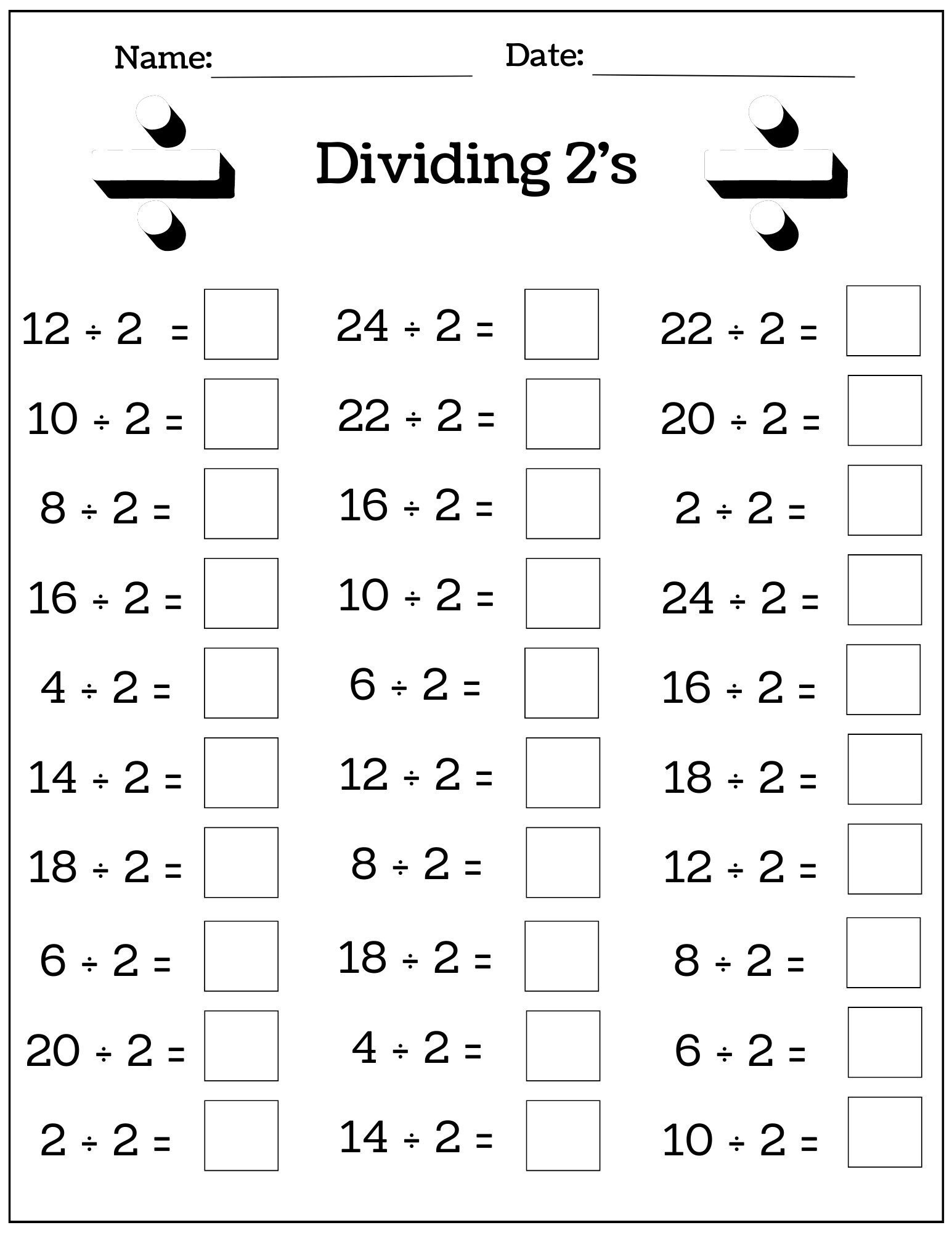 24 Printable Multiplication And Division Worksheets 1 12 Fill In The Blanks With Answer Pages Maths Drills Etsy Israel