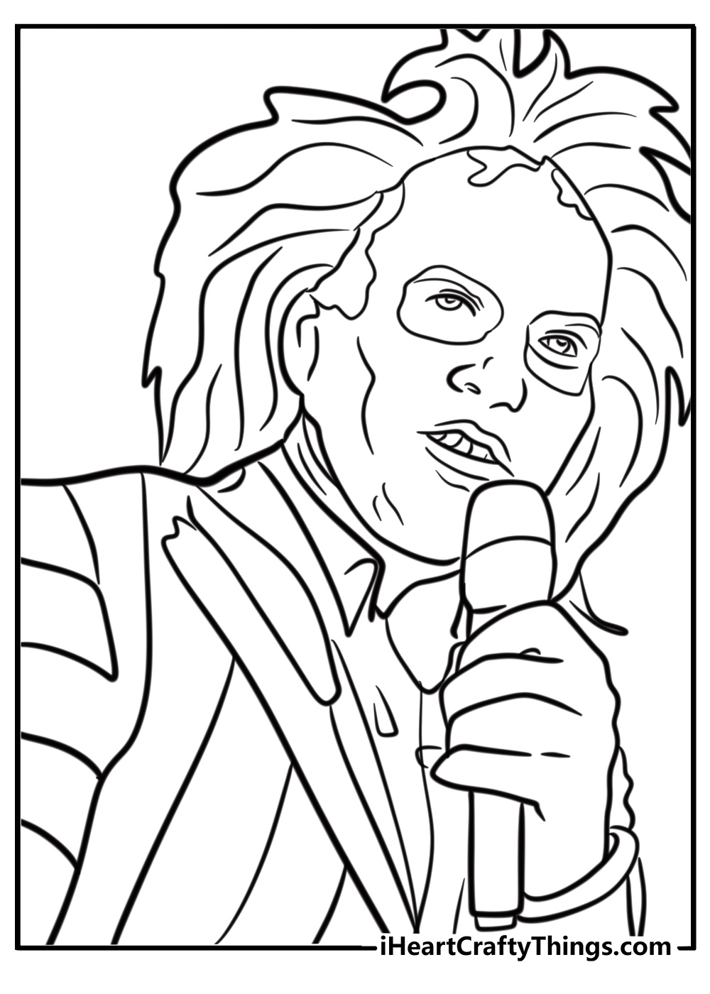 beetlejuice coloring pages