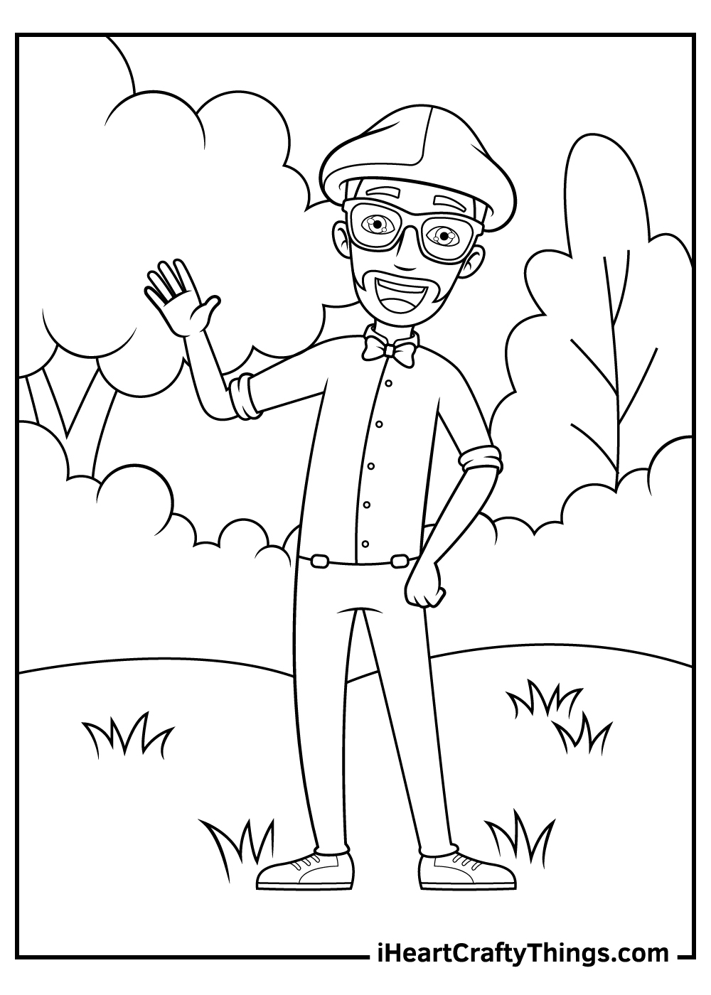 25 Blippi Coloring Pages 100 Free Printable PDFs 