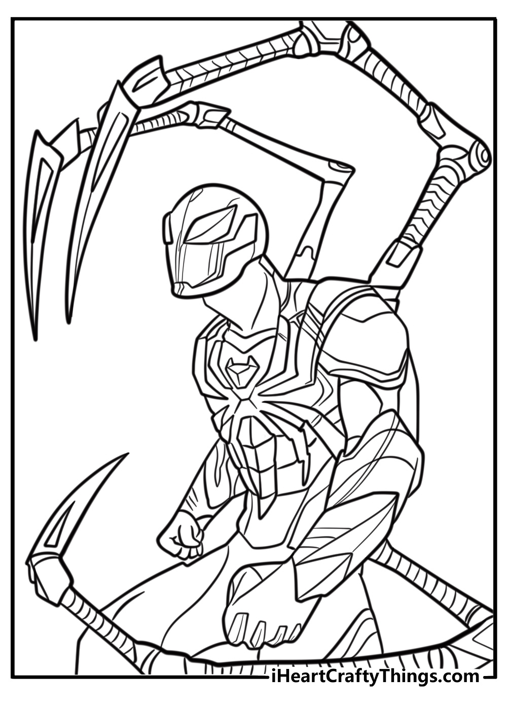 25 Free Iron Spider Coloring Pages For Kids 25 Free Iron Spider Coloring Pages For Kids