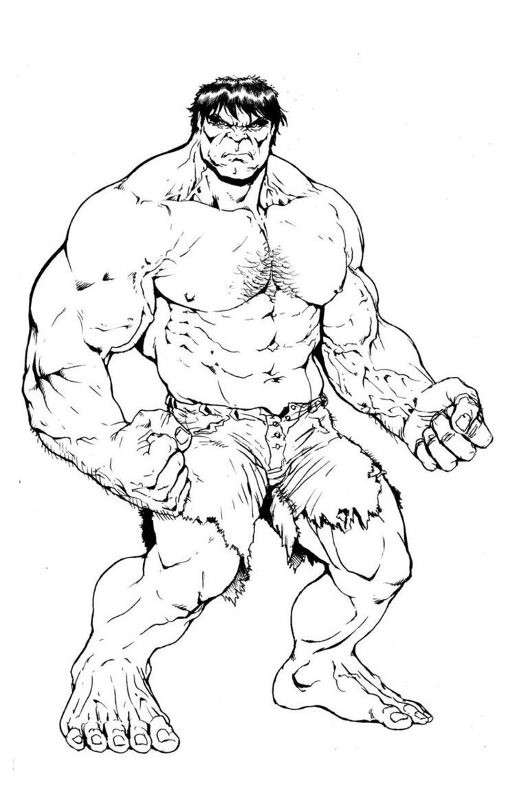 25 Incredible Hulk Coloring Pages For Toddlers