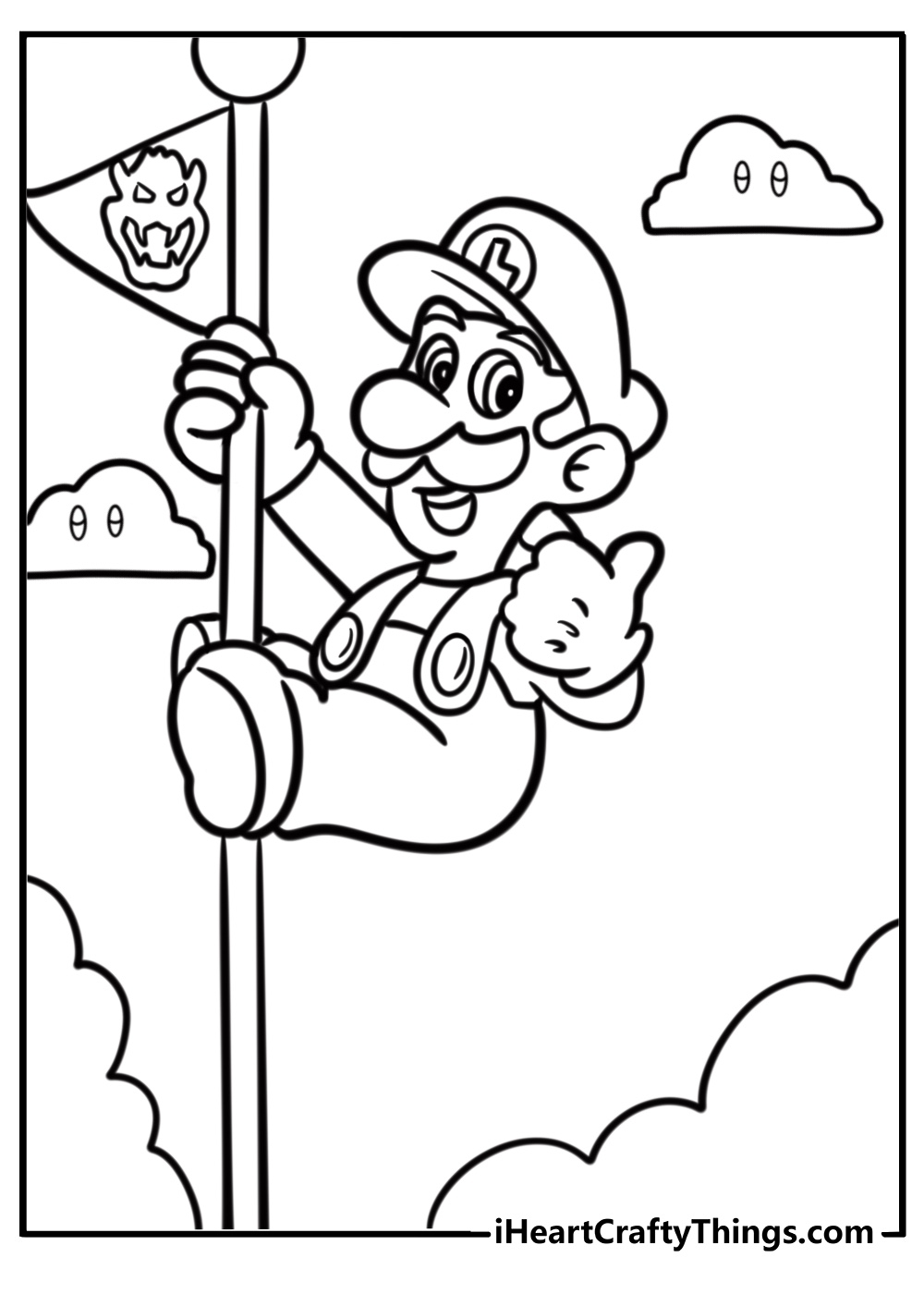 25 Luigi Coloring Pages 100 Free To Print 