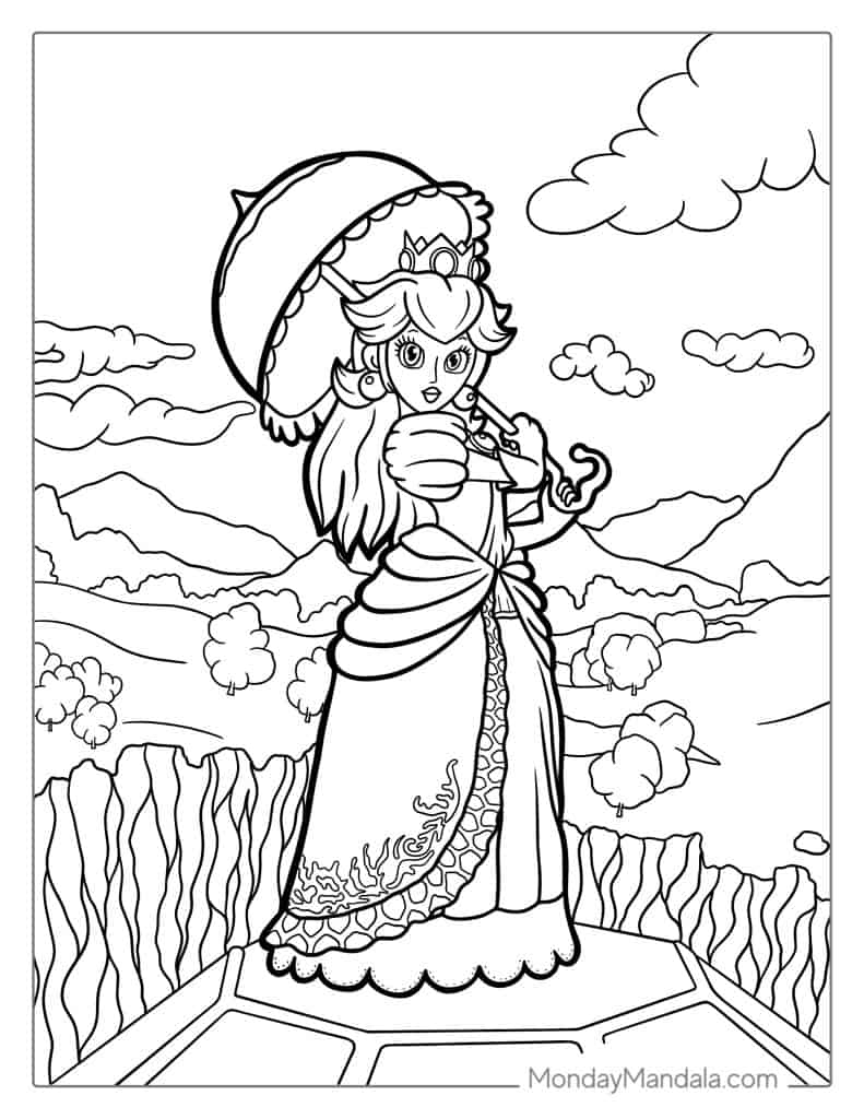 25 Princess Peach Coloring Pages Free PDF Printables 25 Princess Peach Coloring Pages Free PDF Printables