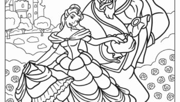 26 Beauty And The Beast Coloring Pages Free PDF Printables 